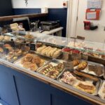 Savoury & cake selection at Leaf & Bean cafe in Clevedon