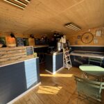 Inside Ledbury Road Services takeaway cafe