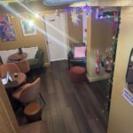 Downstairs in the Coffee Cauldron in Cheltenham