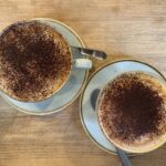 Cappuccino at the Twisted Spoon in Town, Worcester