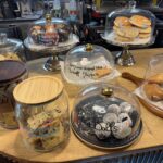 Cake selection at Black Gold Cleevlands cafe