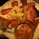 Full breakfast at Gandies in Kempsey